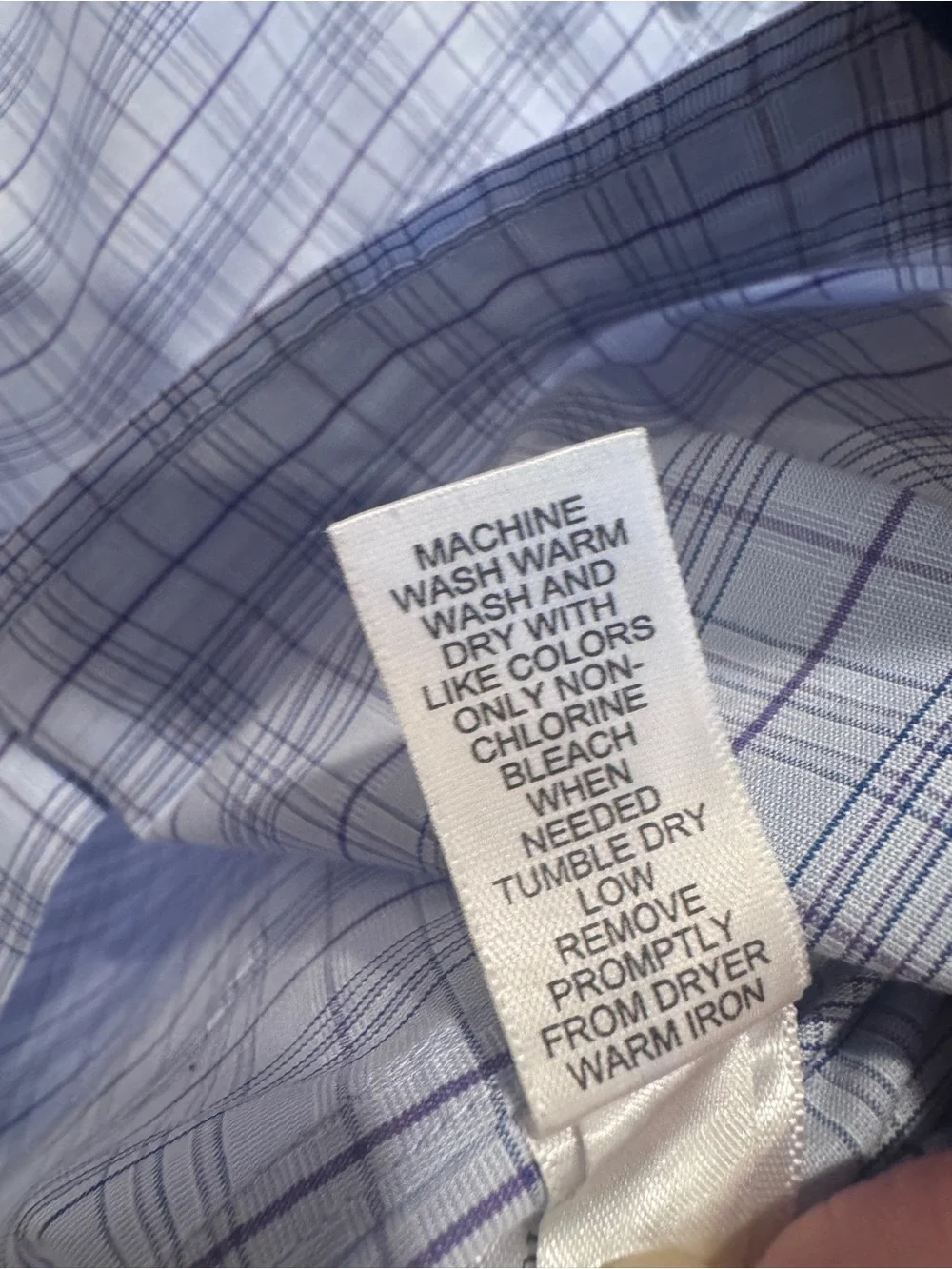 Banana Republic Men's Light Blue Plaid Dress Shirt